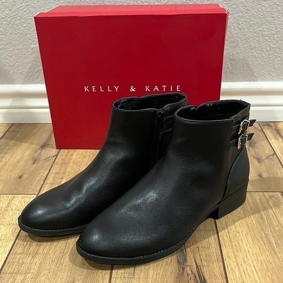 Kelly &  Katie Style KK-Flann color Black New Goat PU size 10 - Picture 1 of 12